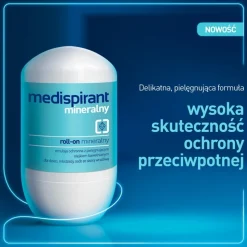 Medispirant, mineralny roll-on, emulsja ochronna, 40 ml