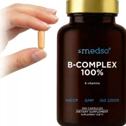 Medso B-Complex 100%, kapsułki, 100 szt.