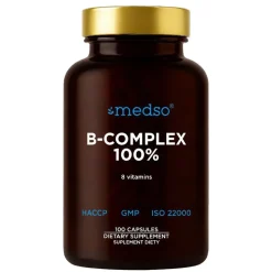 Medso B-Complex 100%, kapsułki, 100 szt.