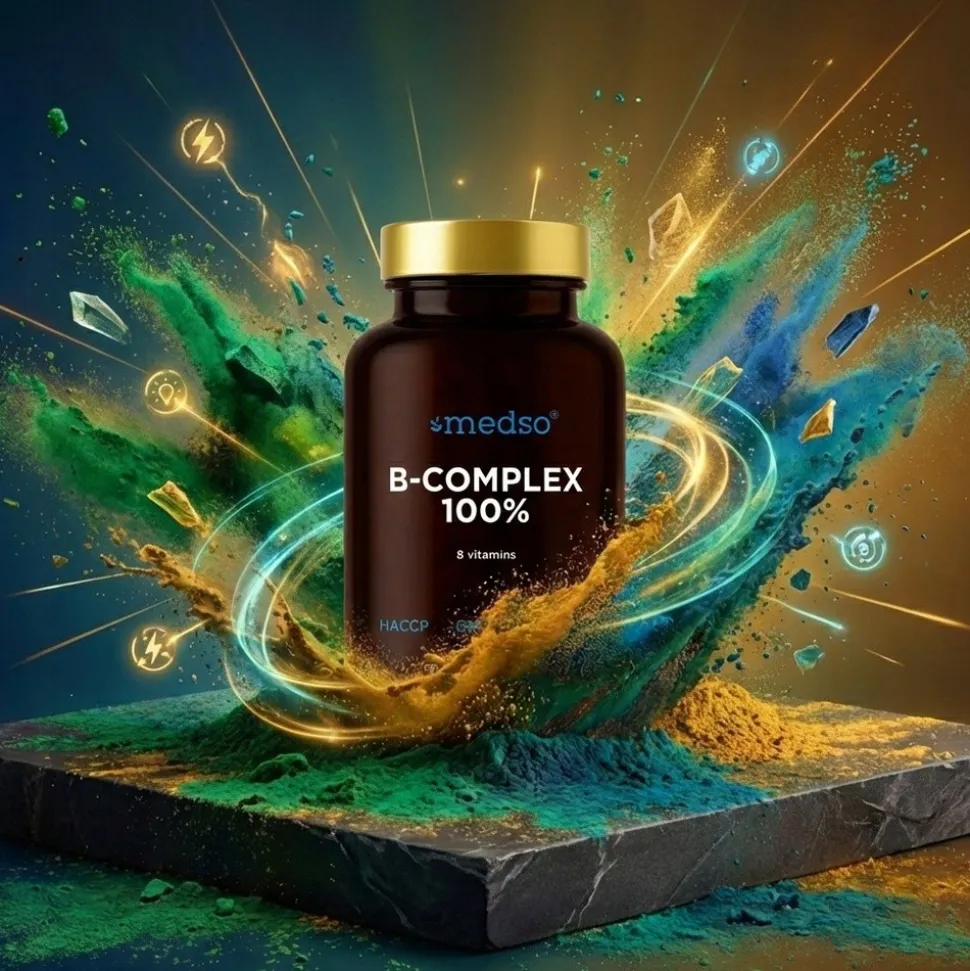 Medso B-Complex 100%, kapsułki, 100 szt.