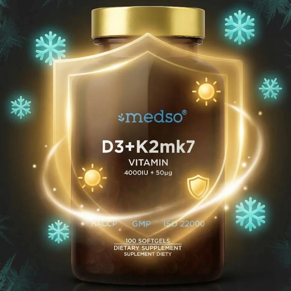 Medso D3 + K2 MK7, kapsułki miękkie, 100 szt.