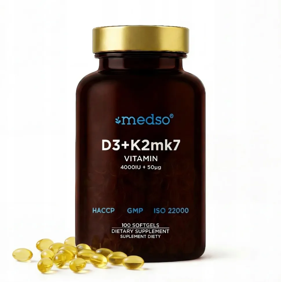 Medso D3 + K2 MK7, kapsułki miękkie, 100 szt.