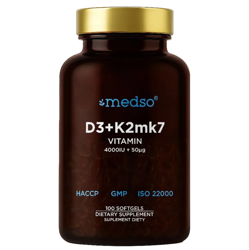 Medso D3 + K2 MK7, kapsułki miękkie, 100 szt.