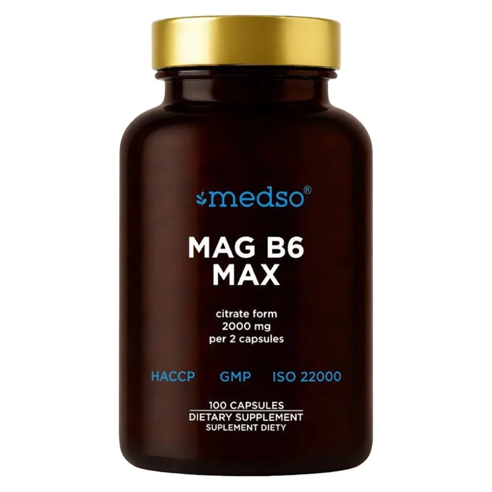 Medso Mag B6 Max, kapsułki, 100 szt.
