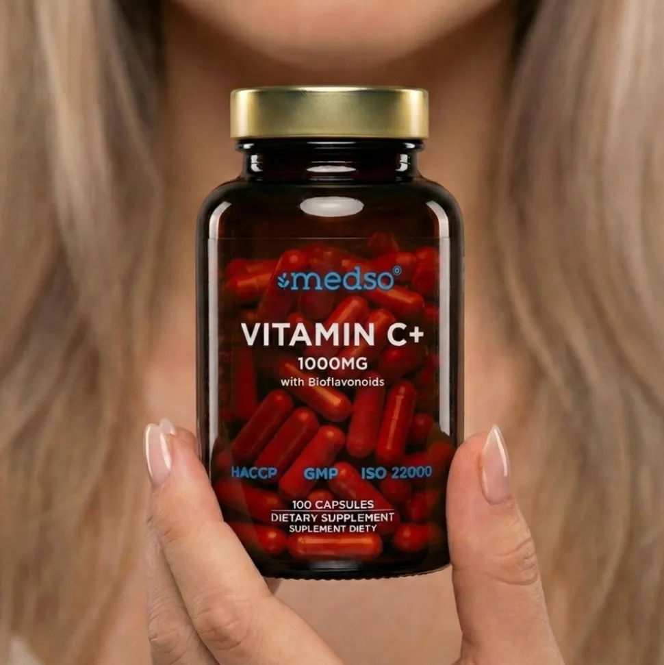 Medso Vitamin C+ 1000 mg, kapsułki twarde, 100 szt.