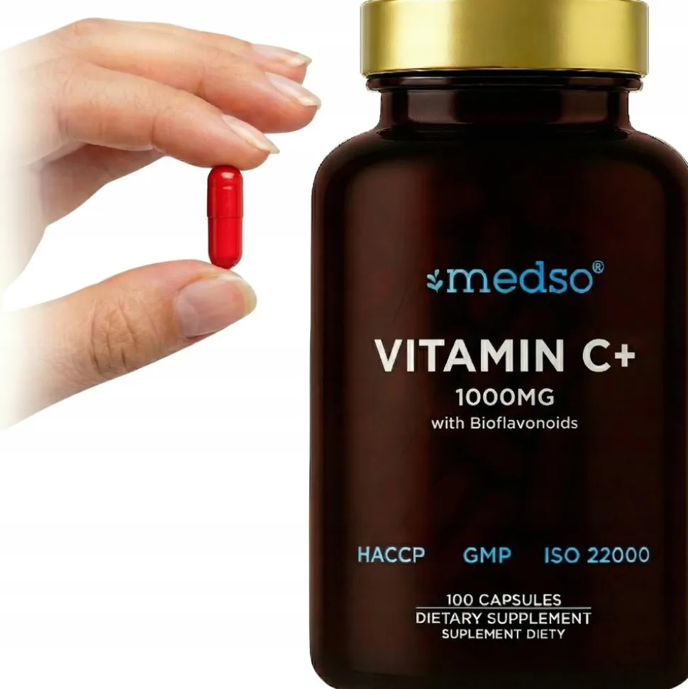 Medso Vitamin C+ 1000 mg, kapsułki twarde, 100 szt.