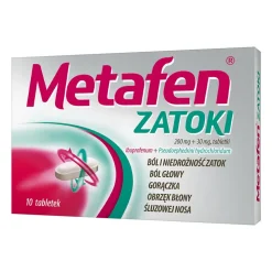 Metafen Zatoki, 200 mg+30 mg, tabletki powlekane, 10 szt.