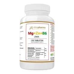 Mg + Zn + B6 ZMA, tabletki, 120 szt.