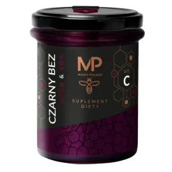Miody Polskie Miód & Sok Czarny Bez, płyn, 250 g