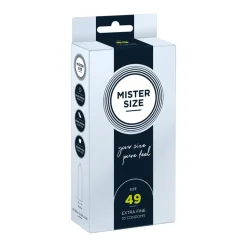 Mister Size, prezerwatywy, 49 mm, 10 szt.