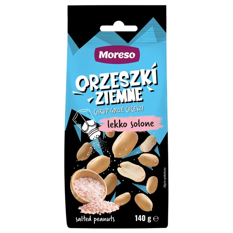 Moreso, orzeszki ziemne bez soli, 140 g