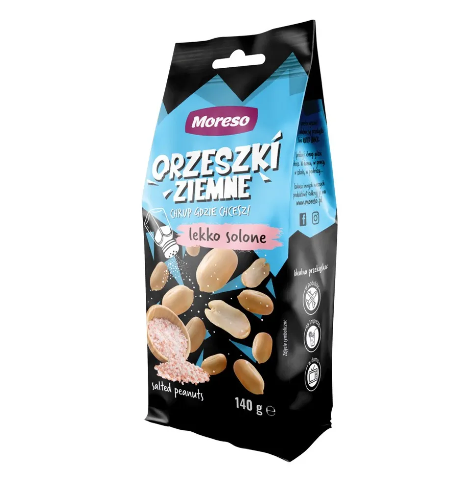 Moreso, orzeszki ziemne bez soli, 140 g