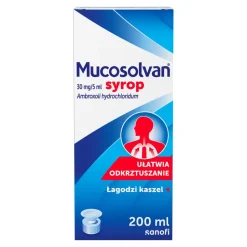 Mucosolvan, 30 mg/5 ml, syrop, 200 ml