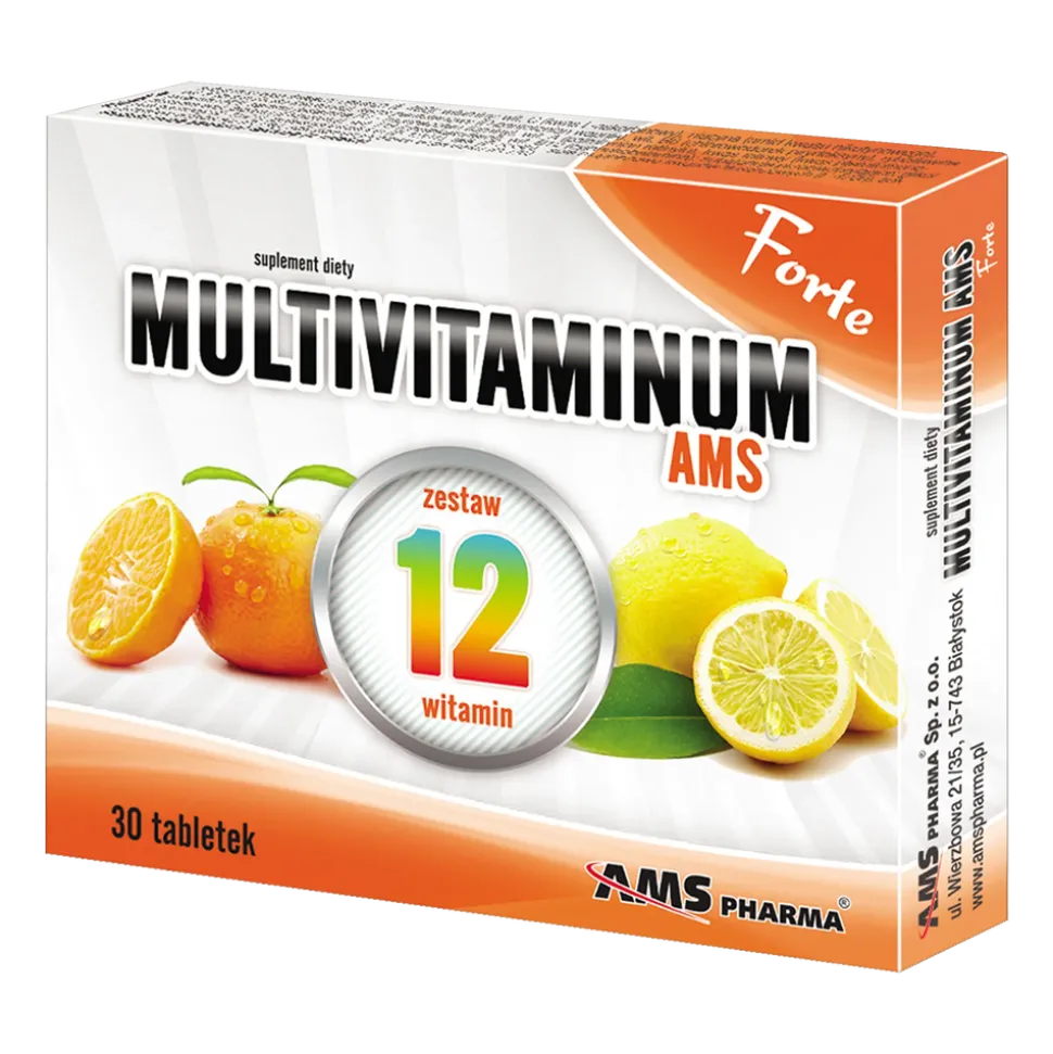 Multivitaminum AMS Forte, tabletki, 30 szt.