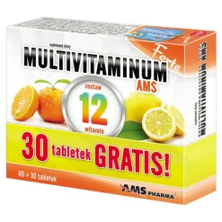 Multivitaminum AMS Forte, tabletki, 60 szt. + 30 szt.