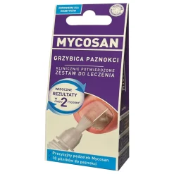 Mycosan Grzybica Paznokci, zestaw do leczenia, serum 10 ml + 10 pilniczków