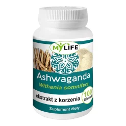 My Life, Ashwaganda, tabletki, 100 szt.