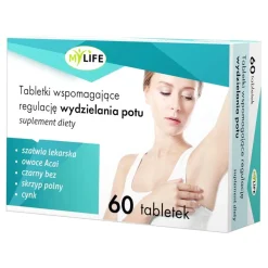 My Life, Tabletki wspomagające regulację wydzielania potu, tabletki, 60 szt.