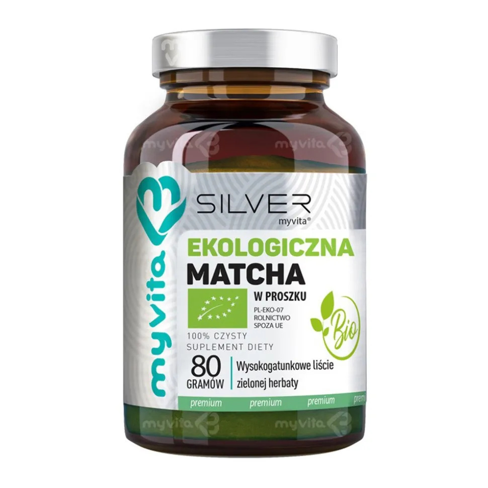 MyVita Silver Matcha Bio, proszek, 80 g