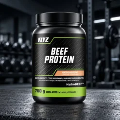 MZ Beef Protein, proszek, smak ciastka morelowego, 750 g