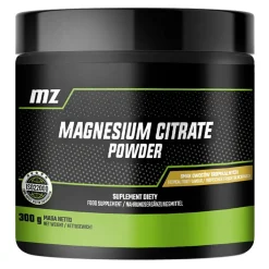 MZ Magnesium Citrate Powder, proszek, smak owoców tropikalnych, 300 g