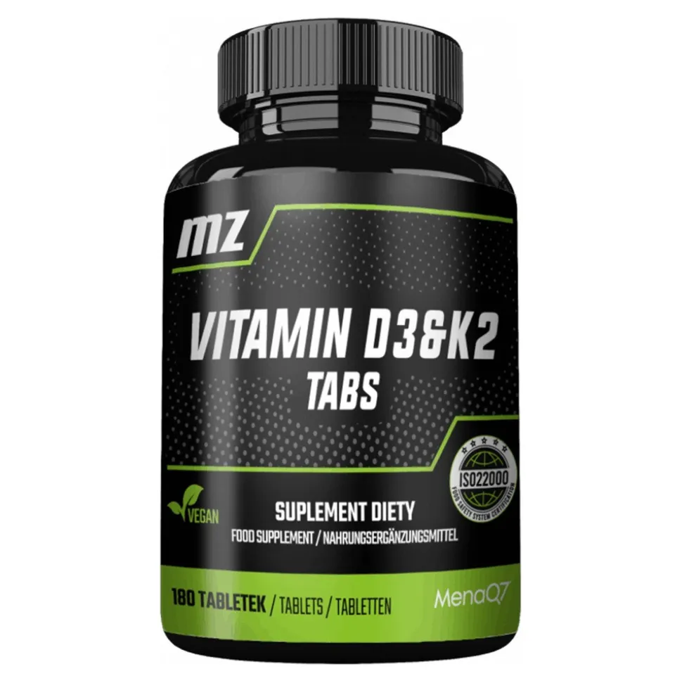 MZ Vitamin D3 & K2 Tabs, tabletki, 180 szt.
