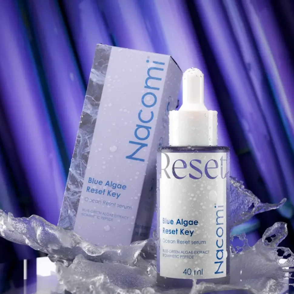 Nacomi Blue Algae Reset Key, serum regenerujące, 40 ml