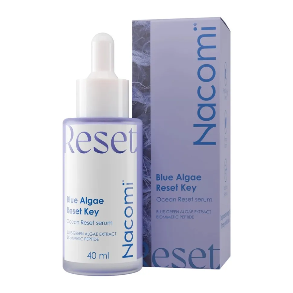 Nacomi Blue Algae Reset Key, serum regenerujące, 40 ml