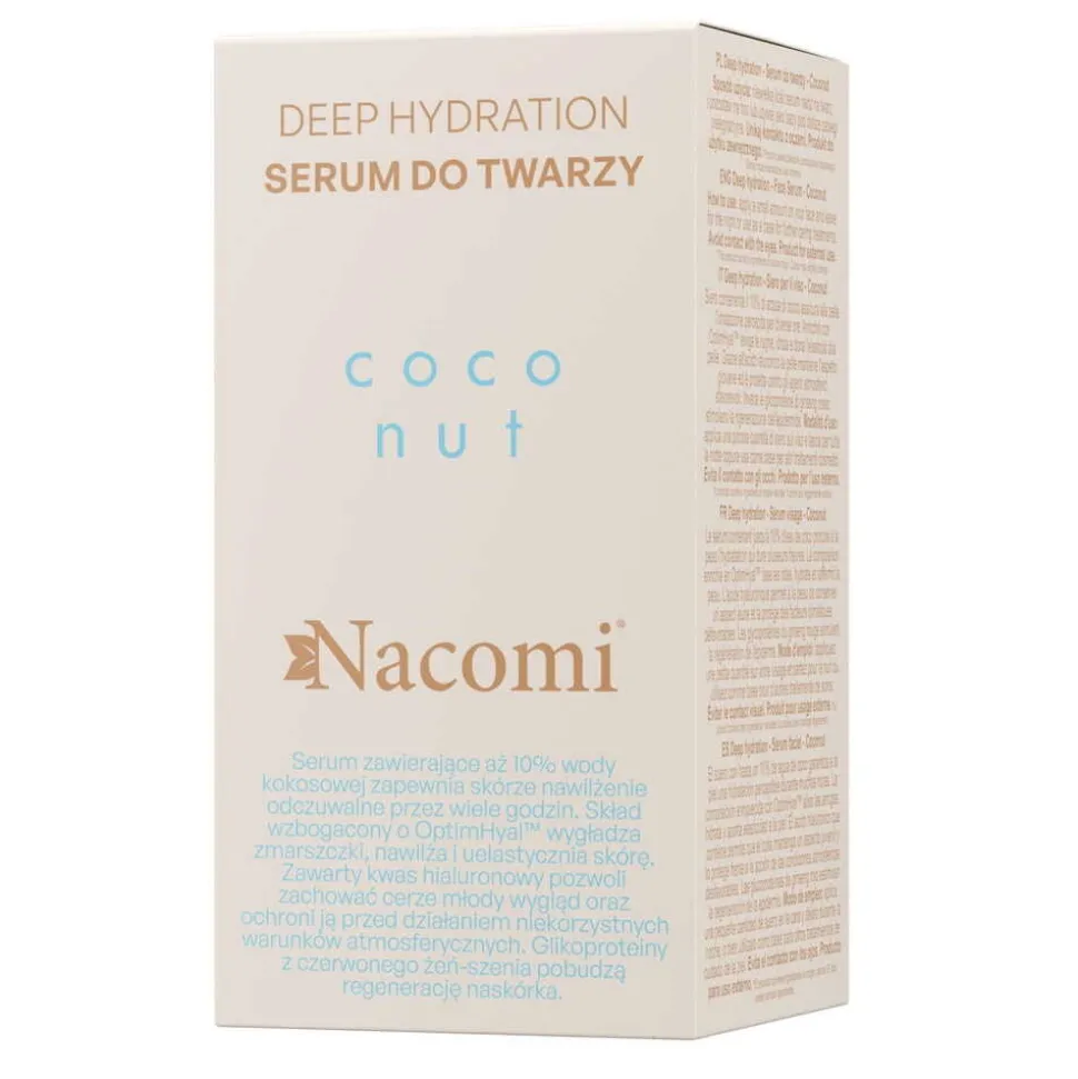 Nacomi Deep Hydration, serum do twarzy Coconut, 30 ml