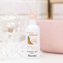 Nacomi, żel pod prysznic, pomarańcza i papaja, 300 ml