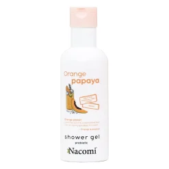 Nacomi, żel pod prysznic, pomarańcza i papaja, 300 ml