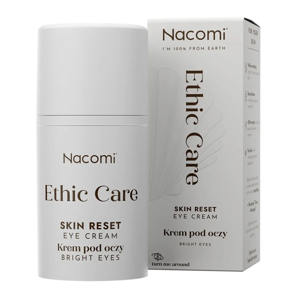 Nacomi Ethic Care Skin Reset, krem pod oczy, 15 ml