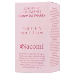 Nacomi Marshmallow, Zero pore & blemishes, serum do twarzy, 30 ml