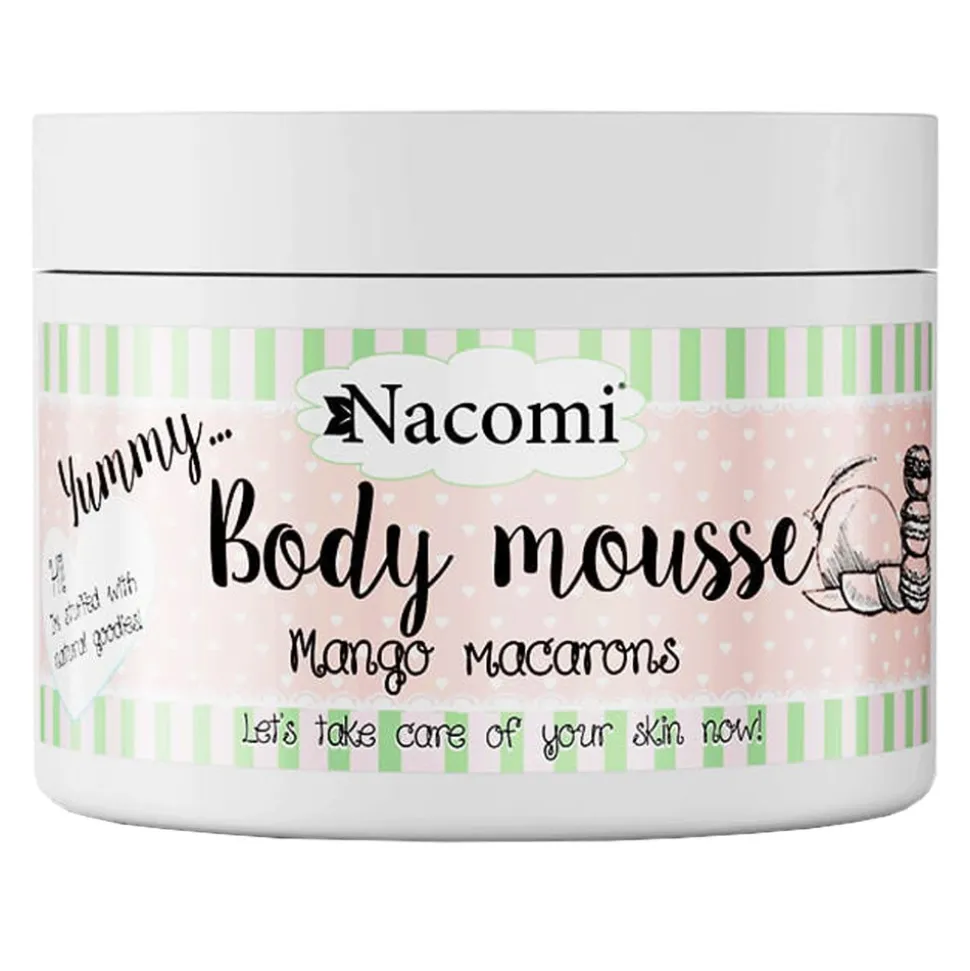 Nacomi, mus do ciała, makaroniki mango, 180 ml