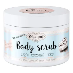 Nacomi, peeling do ciała, lekki kokosowy tort, 200 g