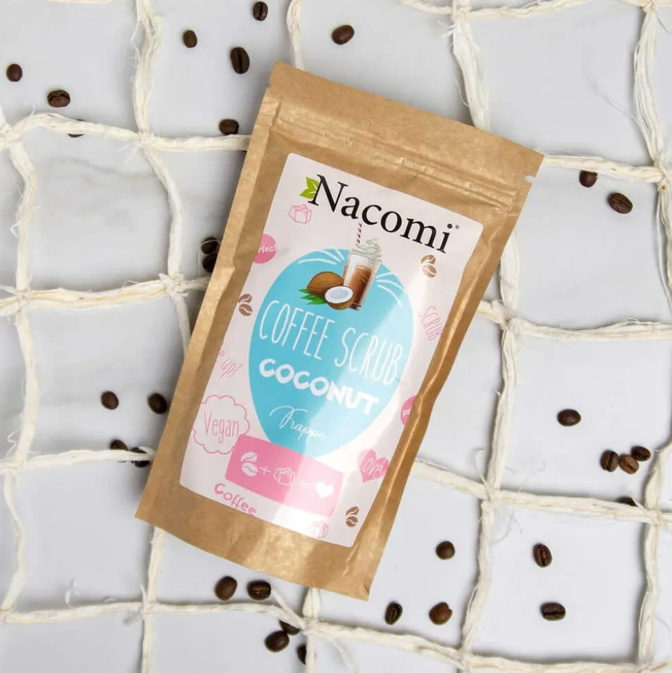 Nacomi, suchy peeling do ciała, kokos, 200 g