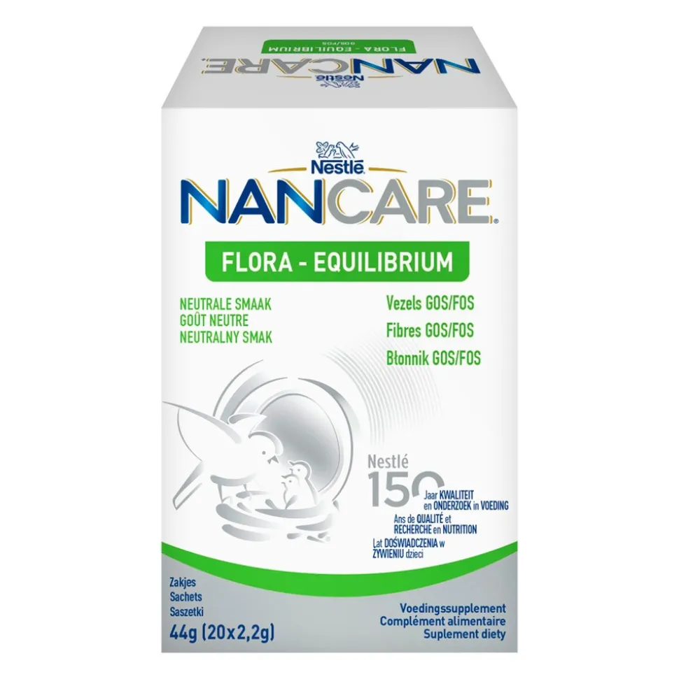 NanCare Flora Equilibrium, proszek, dla niemowląt i małych dzieci, 20 x 2,2 g