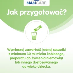 NanCare Flora Equilibrium, proszek, dla niemowląt i małych dzieci, 20 x 2,2 g