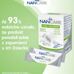 NanCare Flora Equilibrium, proszek, dla niemowląt i małych dzieci, 20 x 2,2 g