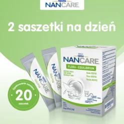 NanCare Flora Equilibrium, proszek, dla niemowląt i małych dzieci, 20 x 2,2 g