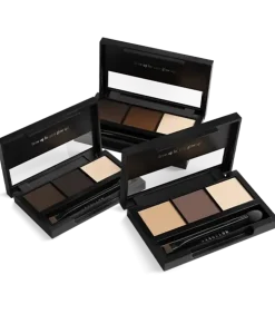Nanobrow Eyebrow Powder Kit, zestaw cieni do brwi z rozświetlaczem, Light, 4 g