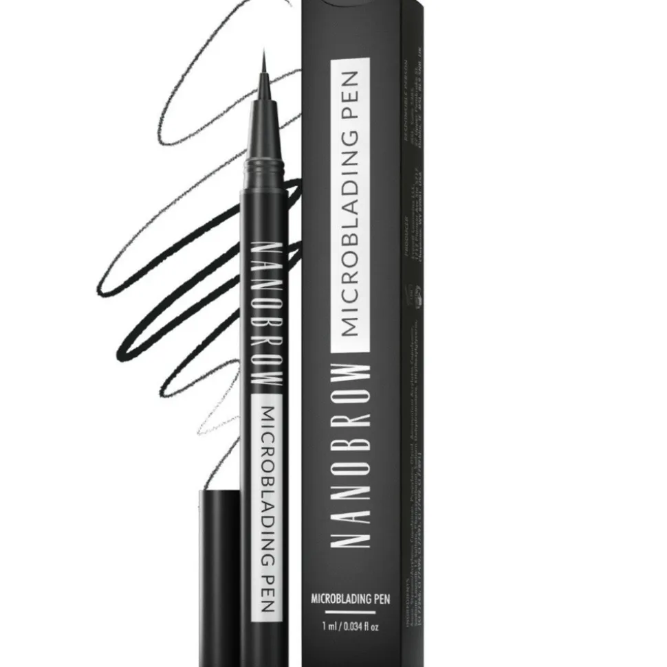 Nanobrow Microblading Pen, precyzyjny pisak do brwi, Espresso, 1 ml