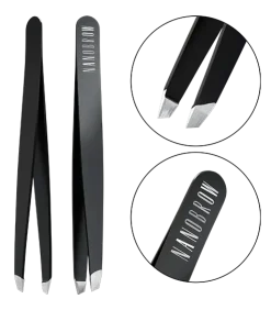 Nanobrow Tweezers, pęseta skośna do brwi, 1 szt.