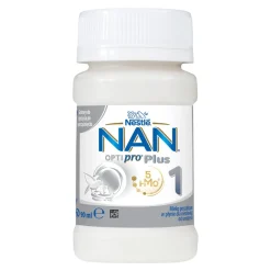 Nan Optipro Plus 1, 5 HM0, mleko początkowe w płynie dla niemowląt od urodzenia, 90 ml x 32 szt.