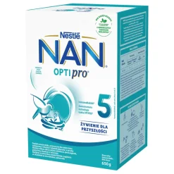 Nan Optipro 5, produkt na bazie mleka dla dzieci powyżej 2,5. roku życia, 650 g (2 x 325 g)