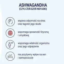 Naturell Ashwagandha, tabletki, 60 szt.