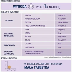 Naturell Kompleks Włosy Skóra Paznokcie, tabletki, 120 szt.