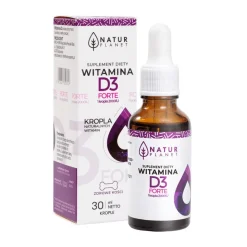 Natur Planet Witamina D3 Forte, krople, 30 ml