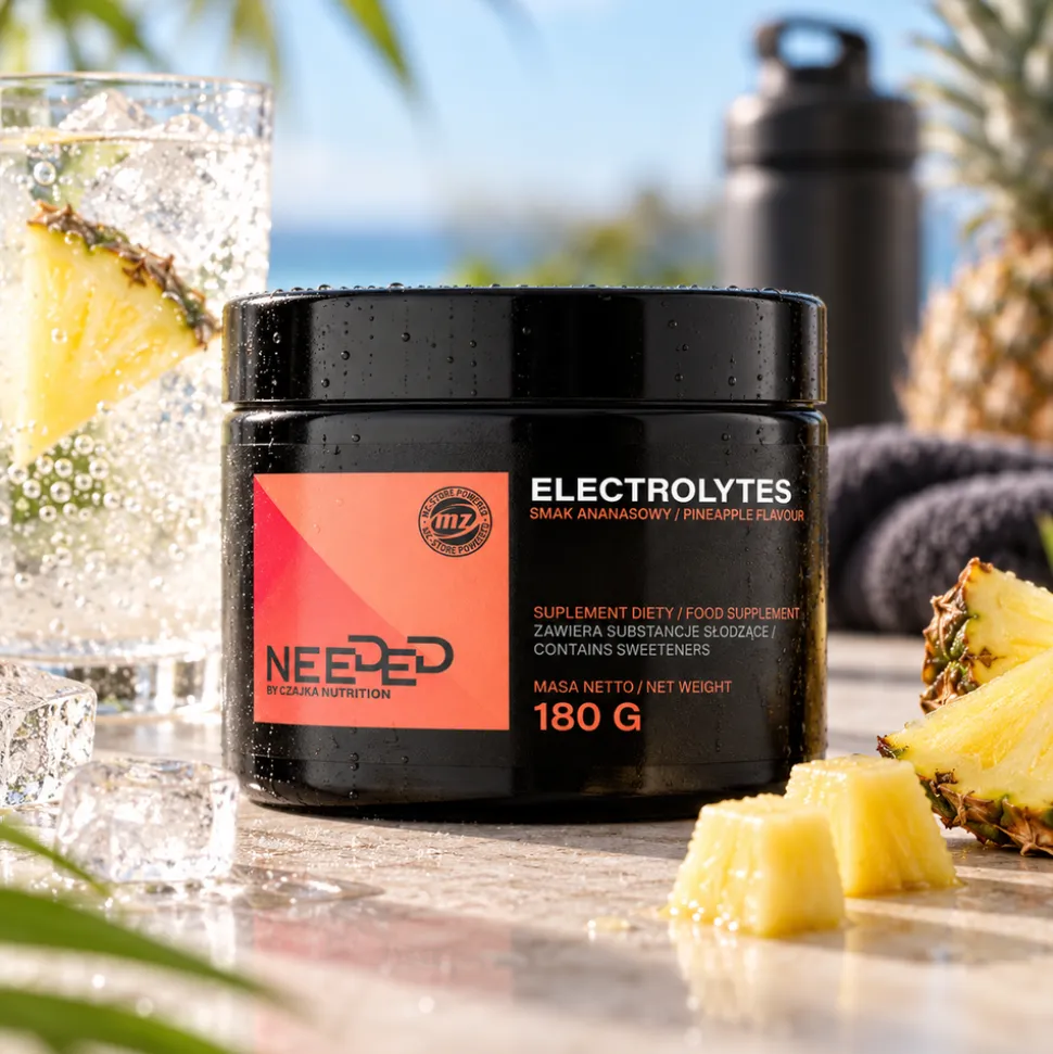 Needed ElectroPure Electrolytes, smak ananasowy, 180 g