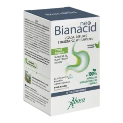 NeoBianacid, tabletki do ssania o smaku miętowym na refluks i zgagę do ssania, 45 szt.